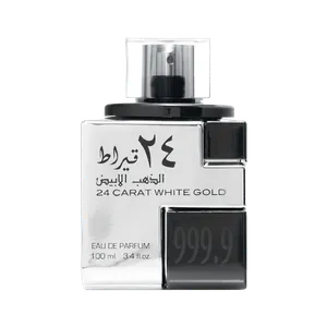 Perfume Unisex Eau de Parfum Lattafa 24 Carat White Gold 100ml